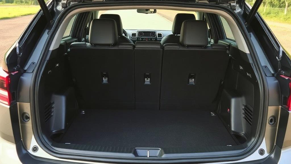 Intérieur et coffre du Volkswagen ID. Cross