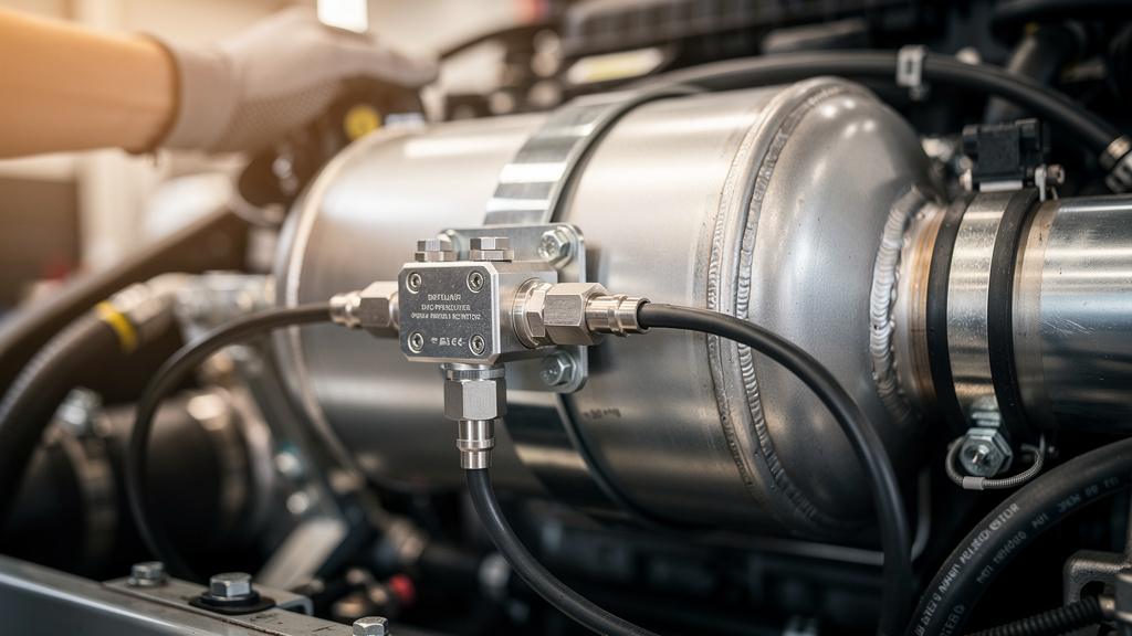 Capteur de pression différentielle monté sur filtre à particules diesel