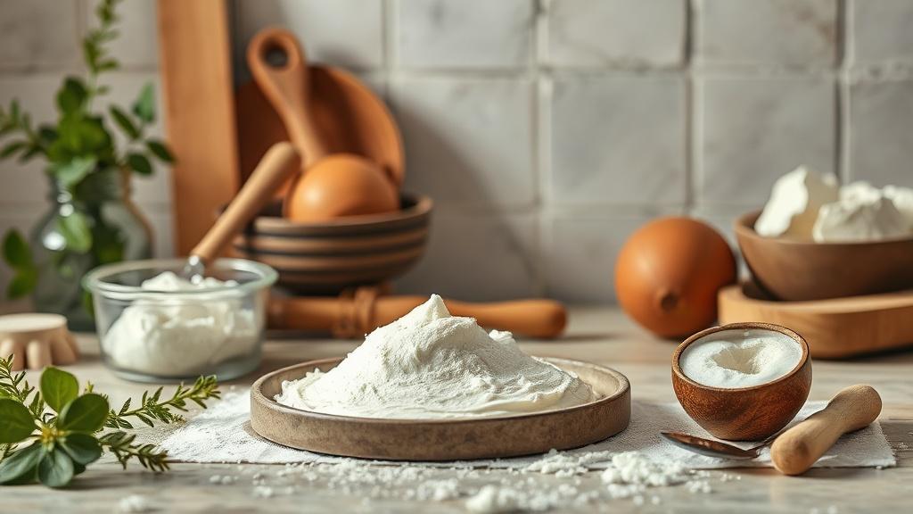 Préparation d'une pâte bicarbonate et vinaigre blanc