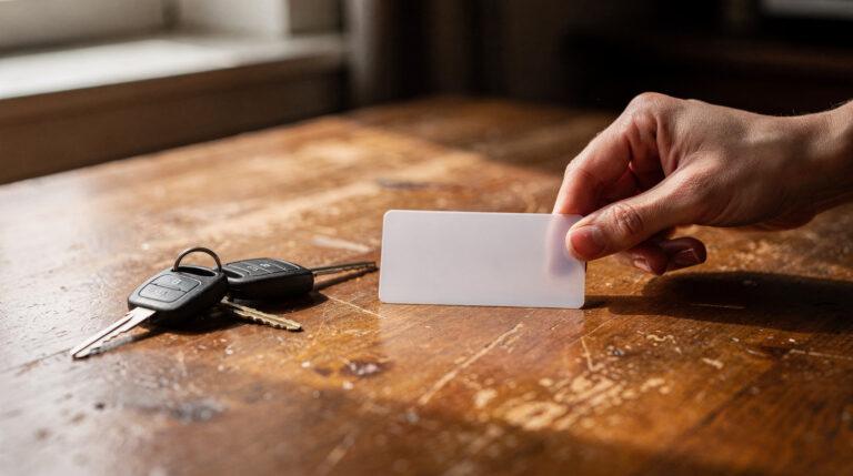 Permis de conduire français format carte plastifiée